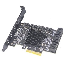 6 Port PCI-E Expansion Card Board Adapter PCI-E x4x8x16 6G SATA3.0 For ASMedia f picture