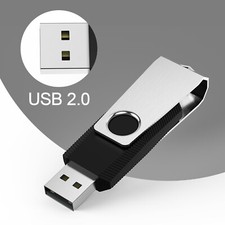 32GB,64GB,128GB USB 2.0 Flash Drive Swivel Thumb Memory Stick 1/2 PACK Lot picture