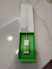 [BRAND NEW] Belkin USB-C to Gigabit Ethernet Adapter - White picture