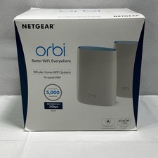 Netgear Orbi AC3000 Trri-Band Wireless Router RBK50-100NAS - White (2-Pack) picture