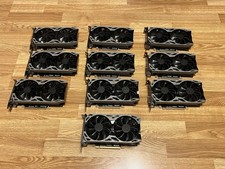 10 GPU Lot 9 x EVGA GTX 1660S 6GB + 1 EVGA RTX 2060 KO Ultra 6GB picture