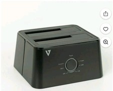 V-Seven, V7 USB 3.0 Dual Bay HDD Docking Station, Black picture