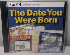 The Date You Were Born (PC 2001 CD-Rom) SNAP Widows 95, 98, NT, 2000, XP NEW picture