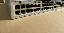 Cisco WS-C3850-48F-S 48 Port GbE PoE+ 3850 Switch 1x 1100WAC picture