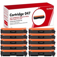 Black Canon 047 Toner for Canon 047 ImageCLASS MF110 MF112 MF113W LBP113W LOT picture