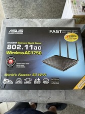 ASUS RT-AC66R 802.11ac Dual-Band Wireless AC1750 Gigabit 4-Port Router 5G  picture