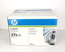 HP  LASERJET 27X PRINT CARTRIDGE BLACK Laser Jet 4000/4050 FACTORY SEALED 2 pcK picture