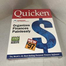 Intuit Quicken Starter Edition For Windows 95 & 3.1 NEW SEALED VINTAGE SOFTWARE  picture