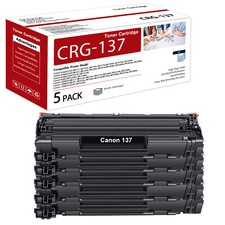 5PK CRG 137 Toner Cartridge For Canon 137 Toner MF236n MF216n MF232w MF231 D570 picture
