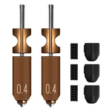 2 Pcs 0.4MM Integrated Adventurer 5X Nozzle Kit for Flashforge AD5X 3D Printe... picture