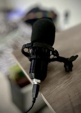USB Podcast Condenser *Rode Type Mic + Shock Mount + Cord + Windscreen Tested picture