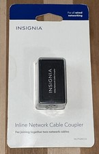 Insignia Inline Network Cable Coupler Cat-5 and Cat-5E Cables Wired Networking picture