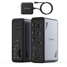 TobenONE 18 in 1 USB C Docking Station 3 Monitors 4K@60Hz, Laptop Docking Sta... picture