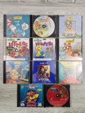 10 Vintage Educational CD-ROM Learning Reading Sesame Street Arthur Berenstain picture