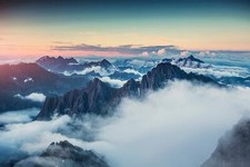 Landscape marius beck dahle photography sunset norway Custom Gaming Mat Desk picture