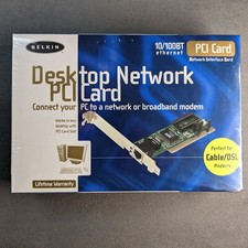 NOS❗🔥⚡ Belkin F5D5000 Desktop Network PCI 2.1 Card 10/100 Mbps Full Duplex picture