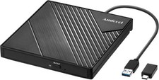 Amicool External DVD Drive USB 3.0/USB-C CD/DVD±RW Burner for Laptop PC picture
