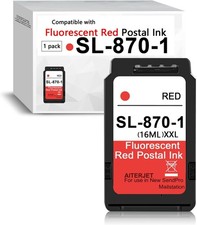 AITERJET High Capacity SL-870-1 XXL Red Ink Fluorescent XL,  picture