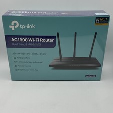 Tp-Link Archer A8 AC1900 Wi-Fi 802.11ac Dual Band MU-MIMO Router NIB~Sealed picture