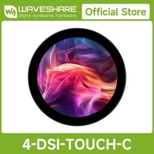 Waveshare 4inch DSI Round Capacitive Touch Display, 720×720 IPS Display 10-Point picture