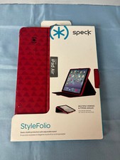 Speck IPAD AIR Style Folio Red Cover Case Adjustable New NIP picture