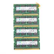32GB kit Samsung DDR3 RAM 4x 8GB 1600MHz PC3-12800S 204PIN SODIMM Laptop Memory picture