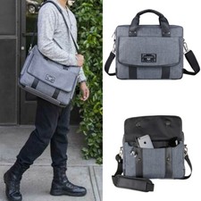 VanGoddy Classic Leather Briefcase Travel Shoulder Bag For 11