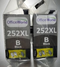 252XL Bkack Ink Cartridge For Epson Printers Office World Extra Large Capacity picture