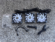 Thermaltake TT-1225 120mm 16.8 Million RGB Color 5V ARGB 3 Pack Controller Black picture