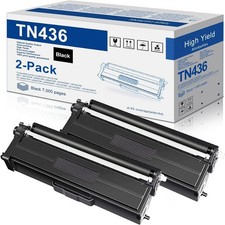 TN436 Toner Cartridges Black Brother HL-8260cdw 2-Piece Compatible picture