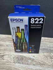 EPSON 822 DURABrite Ultra Ink Standard Capacity Black & Color Cartridge 12/27 picture
