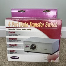 Belkin 4-Port Data Transfer data Switch Model F1B028E UNTESTED IN Original BOX picture