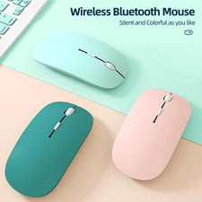 Silent Bluetooth Wireless Mouse Slim Optical Battery Powered for iPad Laptop PC picture
