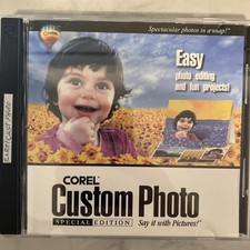 Corel Custom Photo Special Edition for Windows 95 98 NT. Case Broken picture