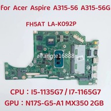 FH5AT LA-K092P For Acer Aspire A315-56 Motherboard CPU:I5 I7 GPU:MX350 2G RAM:4G picture