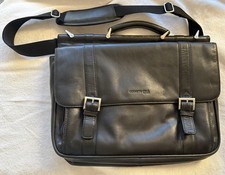 Kenneth Cole-Genuine Leather-Computer Briefcase-Multi Compartments-NEW-1/2 PRICE picture