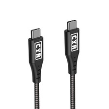 C&R Premium USB C Cable | Nylon Braided | USB3.2 Gen2 20Gbps 100W Fast Charge 4K picture
