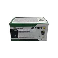 Lexmark 80C1XY0 Yellow Extra High Yield Return Program Toner Cartridge - NEW picture