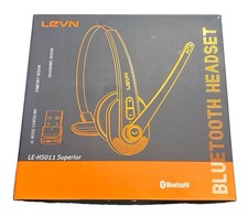 LEVN LE-HS011 Superior Bluetooth 5.3 Wireless Single Ear Boom Mic USB Dongle NIB picture