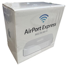 APPLE AIRPORT EXPRESS BASE STATION A1392 MC414LL/A 802.11N 600 MBPS 1PORT 10/100 picture