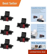 Fade-Resistant 5 Pack IR40T Ink Roller Ribbons - Print Smoothly with Confidence picture