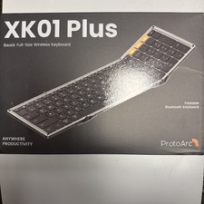 ProtoArc XK01 Plus Backlit Foldable Folding Full Size Bluetooth Travel Keyboard picture