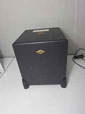 CA Mini Subwoofer Black Speaker Cyber Acoustics-RARE VINTAGE picture