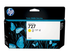 HP 727 130-ml Yellow DesignJet Ink Cartridge, B3P21A picture
