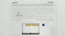 Palm Rest for HP Omen 7M462UAR Ceramic White 4-Zone Lighting N43757-001 picture