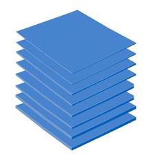 8 PCS 100x100mm Heat Resistant Silicone Thermal Pads Cooler 0.5/1/1.5/2mm picture
