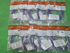 OM4 LC/UPC- LC/UPC Fiber Patch MM Duplex Purple 50/125  26 FT LOT OF 10 PCS NEW picture