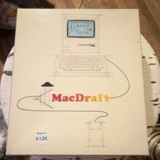 MacDraft Software Manual ONLY Apple Macintosh Vintage MD-001M. UNTESTED picture