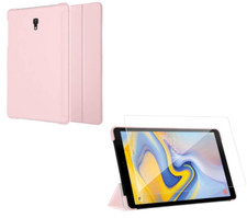 Verizon Folio Back Case Samsung Galaxy Tab A Smart Cover 10.5 Inch Bookcase Pink picture