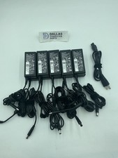 Lot of (10) DELL  65W  19.5V  7.4mm Original. la65ns2-01 with cable picture